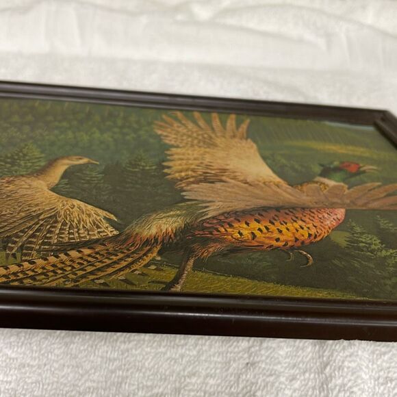 Midcentury 8 x 12 Stan Galli Pheasants print Kit-chi Japan. - Picture 3 of 5